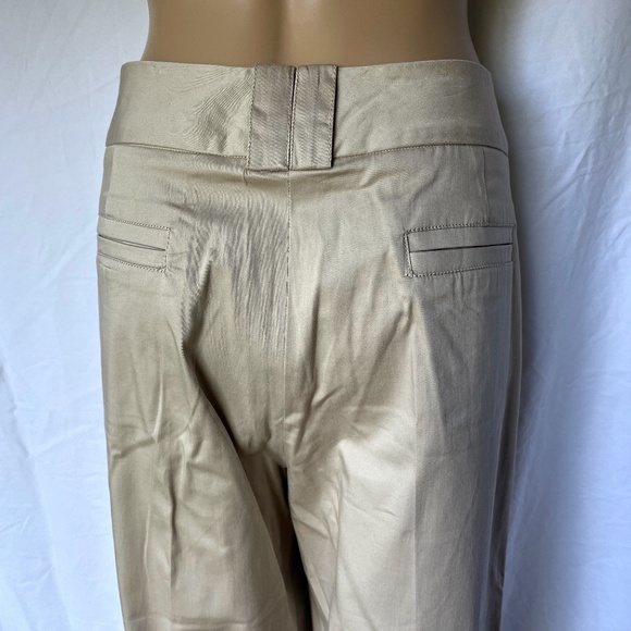 NWT Larry Levine Straight Leg Khaki Pants New Stone | Size 14 - Picture 5 of 13